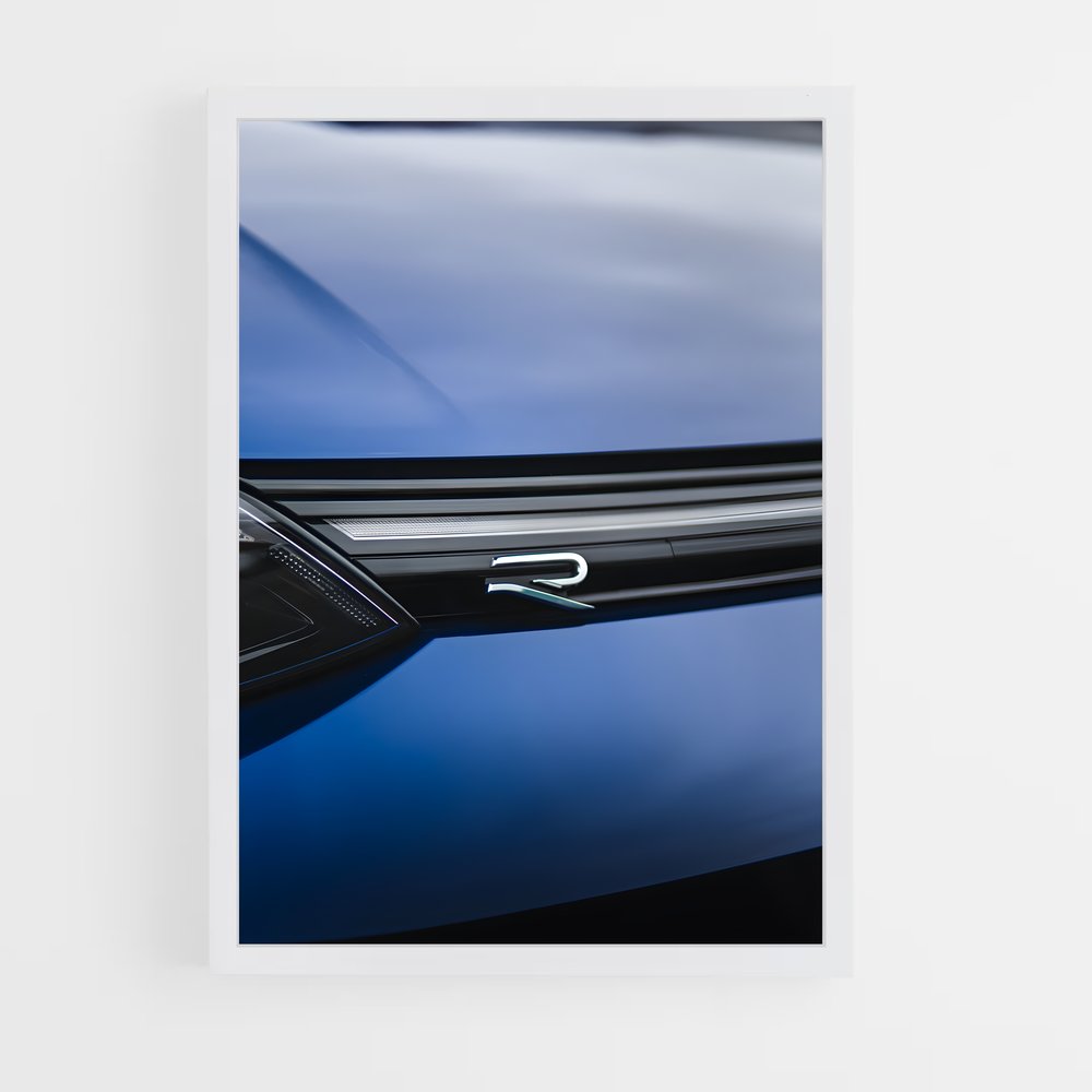 Poster Blue Key – affiche Volkswagen (vue 3)